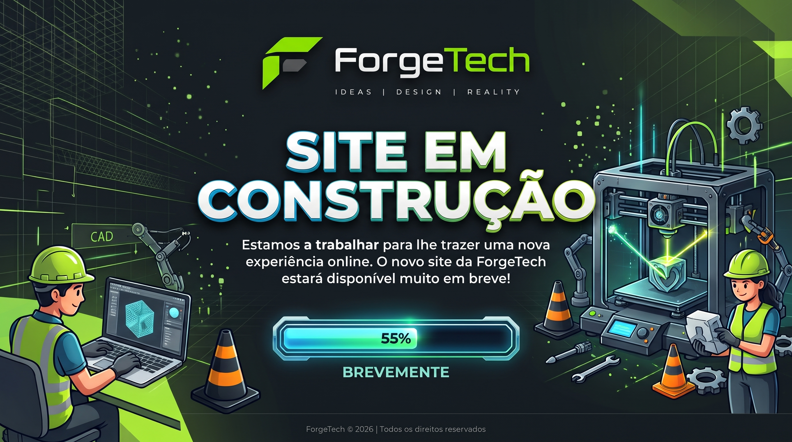 ForgeTech - Site em Construção